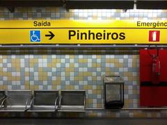 Pinheiros Station on Metro Line 4-Yellow