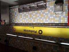 Platform of Pinheiros Station on Line 4-Yellow of São Paulo Metro