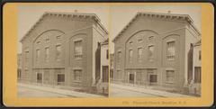 Historic Plymouth Church in Brooklyn, New York from the 19th century