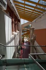 Entrance square viewed from the upper floor