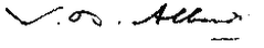 Signature of Juan Bautista Alberdi