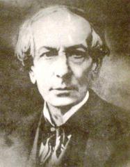 Portrait of Argentine writer and diplomat Juan Bautista Alberdi