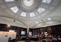Interior of The Portico Library main room in Manchester