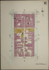 Historical 1916 Sanborn Fire Insurance Map of Philadelphia, Pennsylvania, Plate 0040