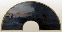 Dai Giardini di San Lorenzo painting by Mario de Maria at Museo Ottocento Bologna