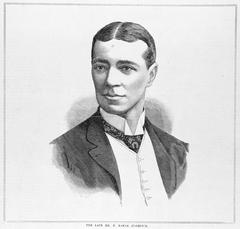 Woodblock engraving portrait of Frederick Federici, 19th-century opera singer