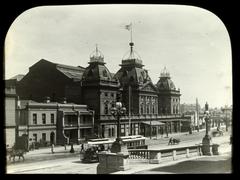 Princess Theatre in Melbourne around 1894 exterior view