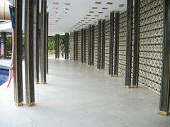 Malaysian National Monument in Kuala Lumpur with clear blue sky