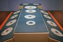 Jade burial shroud discs from Tomb of Zhao Mo, King of Nanyue, Han Dynasty