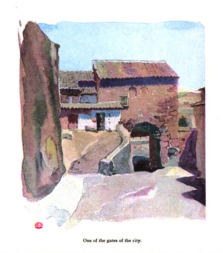 One of the gates of the city of Toledo in 1907