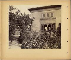 Historical albumen print photograph from Tupper Scrapbook Collection showing views from Gibraltar, Ronda, and Granada
