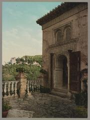View of La Mesquita in the Alhambra, Granada