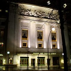 Exterior view of Théâtre des Champs-Elysées in Paris