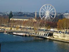 View of Paris from the top of the Orsay Museum
