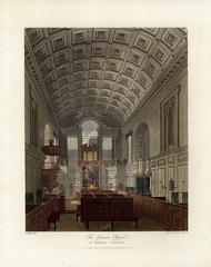 German Chapel at St James's Palace, London, historic architectural view