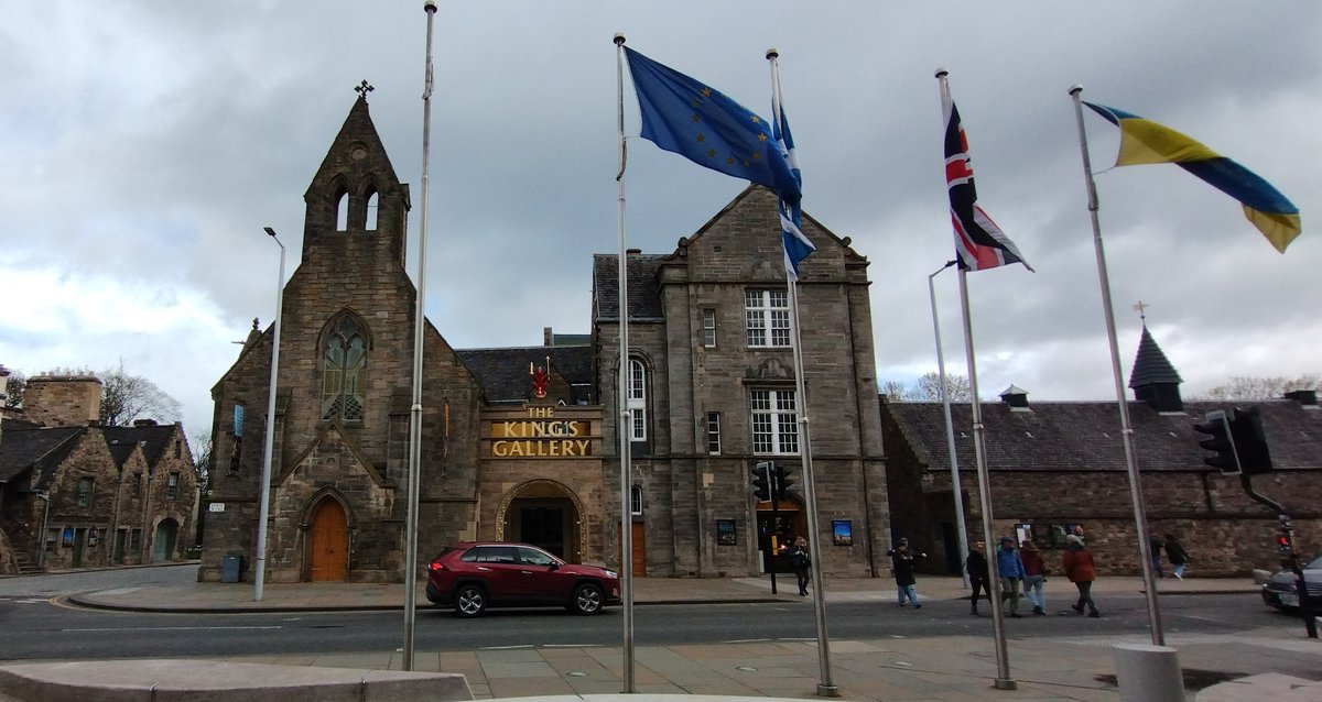 King's Gallery in Holyrood Edinburgh exterior in April 2024
