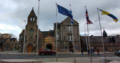 King's Gallery in Holyrood Edinburgh exterior in April 2024