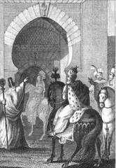 Title page of Cuentos de la Alhambra book translated by D. L. L., published in Paris 1833