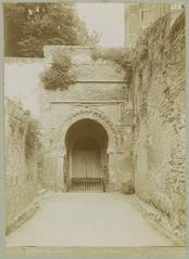 Entrance gate known as Puerta de la Justicia at the Alhambra palace fortress in Granada