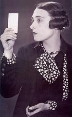 Victoria Ocampo dressed by Chanel in 1929 portrait by Man Ray