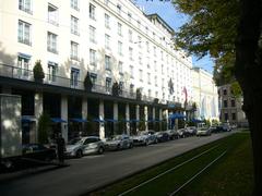 Hotel Bayerischer Hof Munich exterior south side view looking east