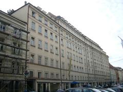 Hotel Bayerischer Hof Munich exterior view on Prannerstr