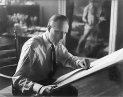 Portrait of A. Carel Willink painted by Jacob Merkelbach in 1947