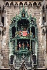 Glockenspiel at the Neues Rathaus in Munich, Germany