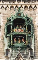 The Neues Rathaus Glockenspiel in Munich, Bavaria, Germany