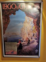 Vintage 1903 Lake Garda advertisement poster