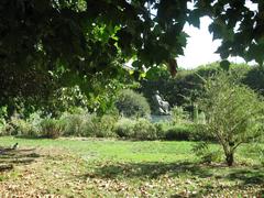 Statue of Georges Leclerc de Buffon in Jardin des Plantes Paris