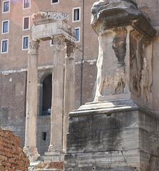 Ancient Temple of Vespasian in the Roman Forum