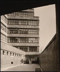 Rear view of Warenhaus Wertheim department store in Breslau (now Wroclaw), designed by Hermann Dernburg