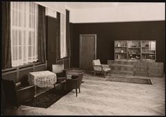 Interior view of the Wertheim department store director's office in Breslau designed by architect Hermann Dernburg in 1929-1930.