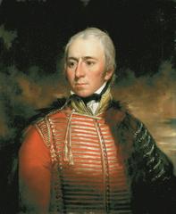 Portrait of Captain Lieutenant and Captain Thomas Davis Lamb in his military uniform