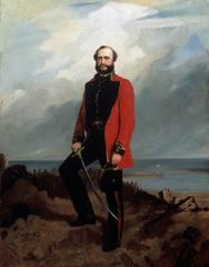 Portrait of Lieutenant-General Sir Charles Ashe Windham in Coldstream Guards uniform around 1870