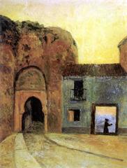 Puerta de las Pesas, a historic gate in Spain by Darío de Regoyos y Valdés