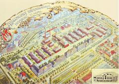 Historic view of Krankenhaus St. Georg hospital in 1902