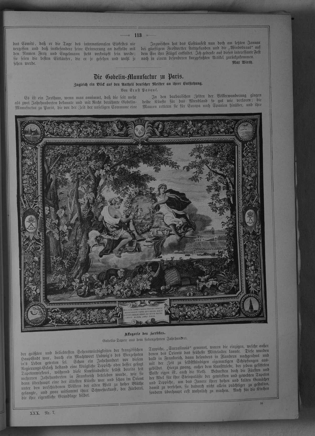Vintage illustration from Die Gartenlaube 1882 showing a man in a top hat and formal attire pointing to a map on an easel