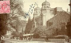 Richmond Theatre postcard from 1909 showing historical theater building in Richmond