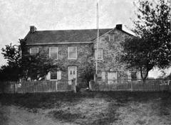Historic home of astronomer David Rittenhouse as seen in 1919