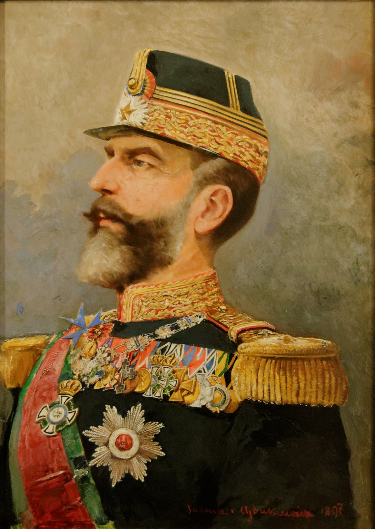 Portrait of Carol I of Romania