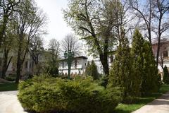 Cotroceni Palace exterior view in spring