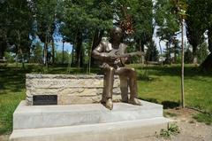 Statue in the big park of Tirana