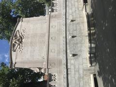 Back of the 54th Massachusetts Volunteer Infantry Regiment monument with inscription