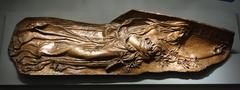 Bronze figure from the Robert Gould Shaw Memorial by Augustus Saint-Gaudens at Brooklyn Museum
