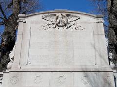 Robert Gould Shaw Memorial plaque in Boston, Massachusetts