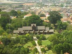 Replica of Malacca Sultanate Palace historical museum in Malaysia
