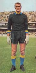 Italian goalkeeper Pier Luigi Pizzaballa with A.C. Hellas Verona inside Marcantonio Bentegodi Stadium 1970-71 season