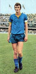 Italian footballer Emiliano Mascetti playing for AC Hellas Verona in the 1970-71 season at Marcantonio Bentegodi Stadium